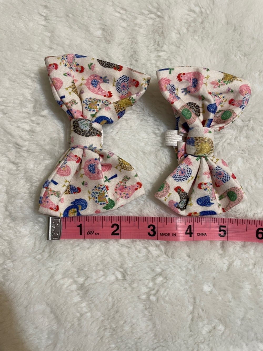 🎉LAST CHANCE 🎉🐓 Fancy Flock Pattern Pet Bow Tie - Picture 10 of 11
